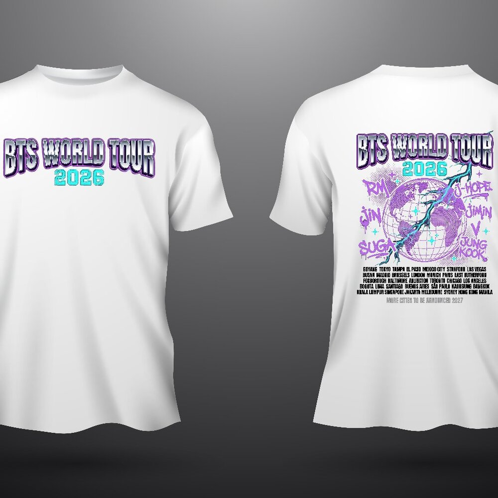 World Tour - Concert - tshirt - Kpop - BTS